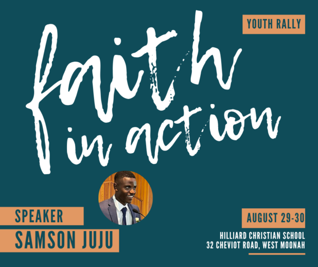 Hobart youth rally 2025 faith in action